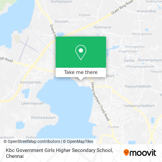 Kbc Government Girls Higher Secondary School map