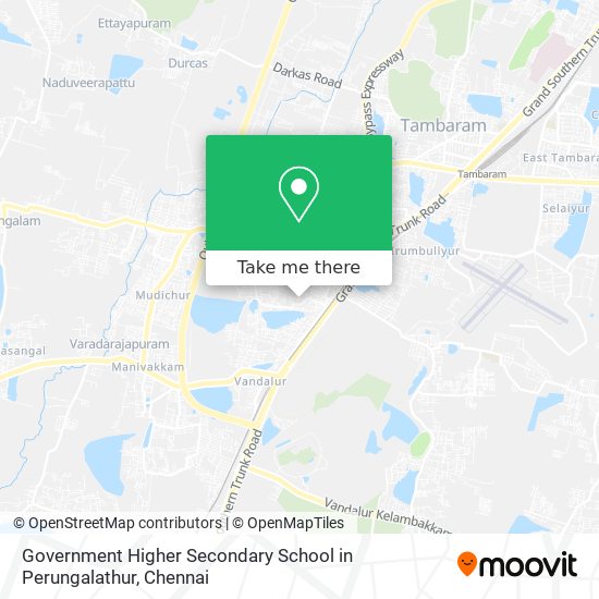 Government Higher Secondary School in Perungalathur map