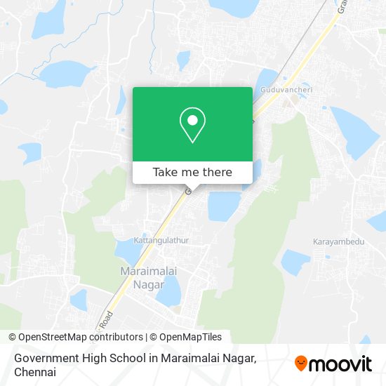 Government High School in Maraimalai Nagar map