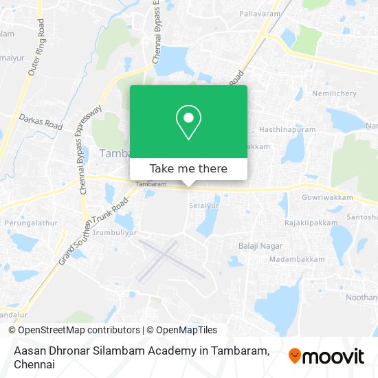 Aasan Dhronar Silambam Academy in Tambaram map