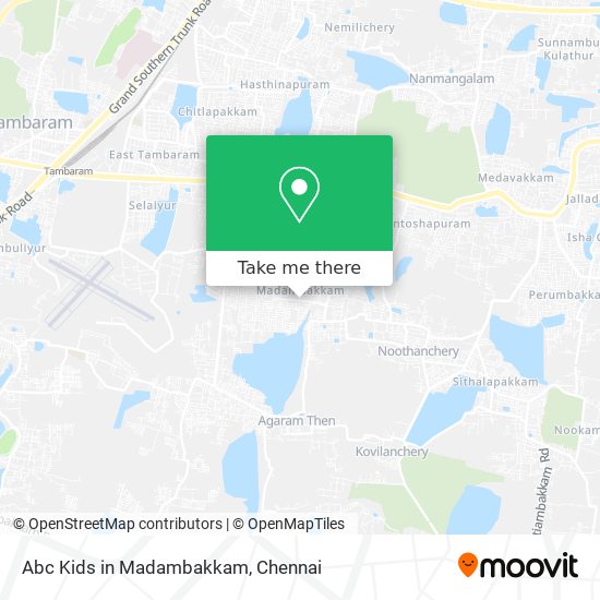 Abc Kids in Madambakkam map
