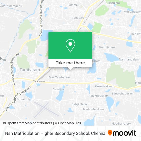 Nsn Matriculation Higher Secondary School map