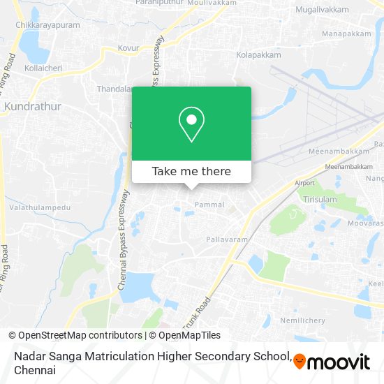 Nadar Sanga Matriculation Higher Secondary School map