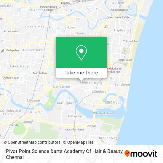Pivot Point Science &arts Academy Of Hair & Beauty map