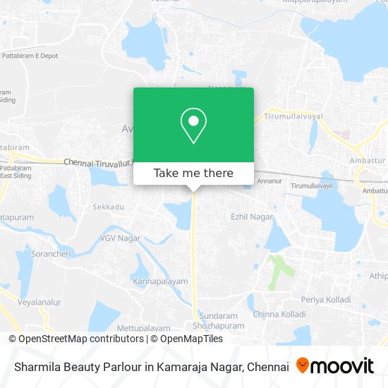 Sharmila Beauty Parlour in Kamaraja Nagar map