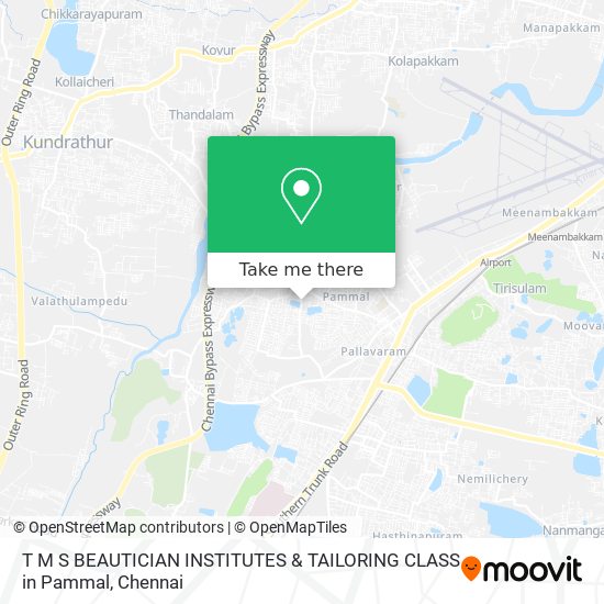 T M S BEAUTICIAN INSTITUTES & TAILORING CLASS in Pammal map