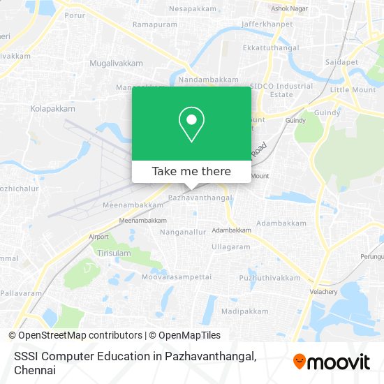 SSSI Computer Education in Pazhavanthangal map