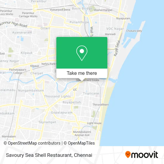 Savoury Sea Shell Restaurant map