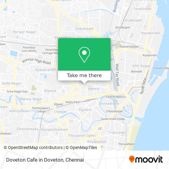 Doveton Cafe in Doveton map