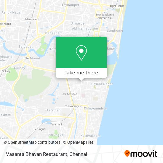 Vasanta Bhavan Restaurant map