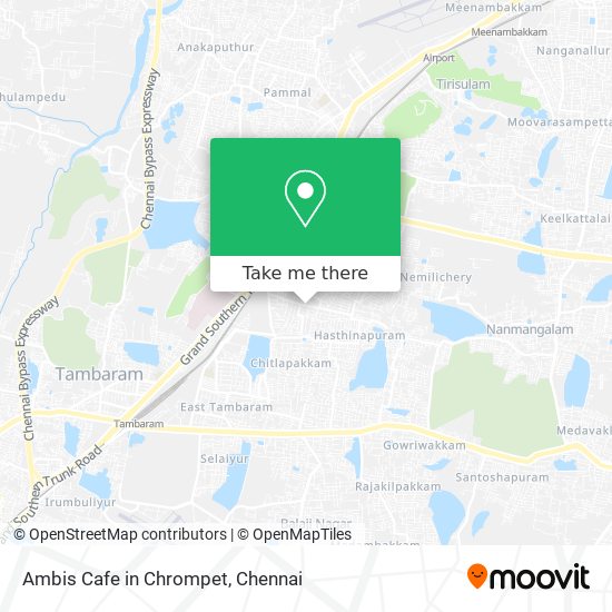 Ambis Cafe in Chrompet map
