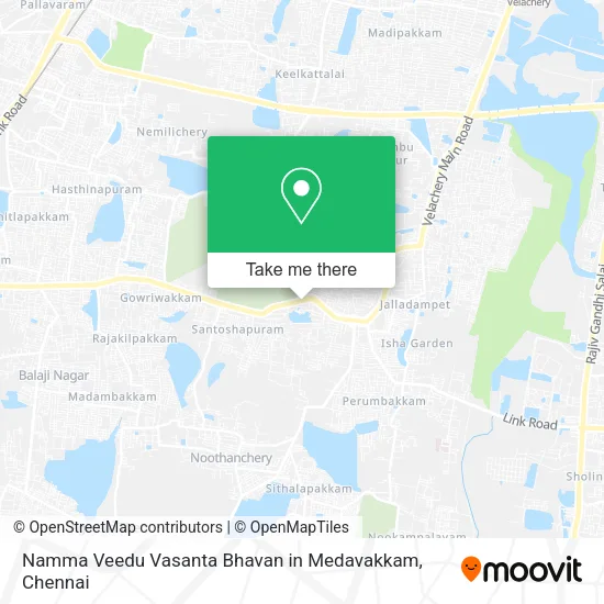Namma Veedu Vasanta Bhavan in Medavakkam map