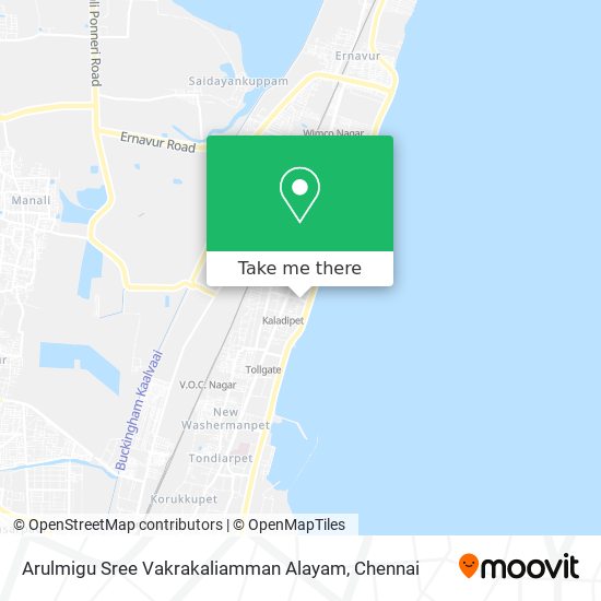 Arulmigu Sree Vakrakaliamman Alayam map