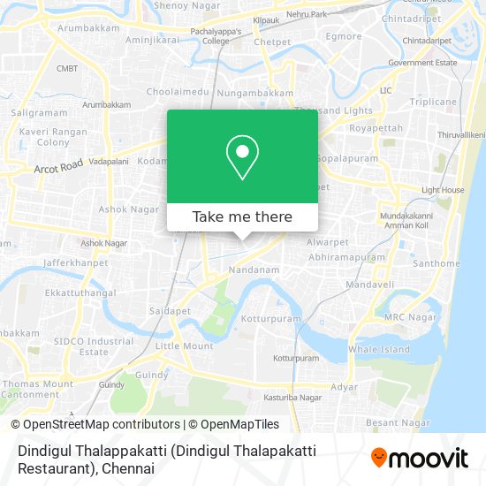 Dindigul Thalappakatti (Dindigul Thalapakatti Restaurant) map