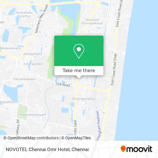 NOVOTEL Chennai Omr Hotel map