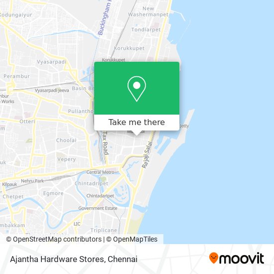 Ajantha Hardware Stores map