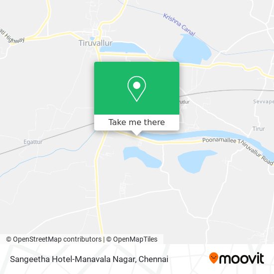 Sangeetha Hotel-Manavala Nagar map