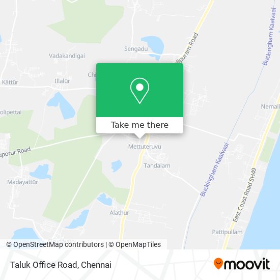 Taluk Office Road map