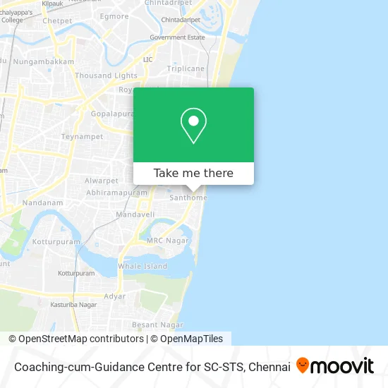 Coaching-cum-Guidance Centre for SC-STS map