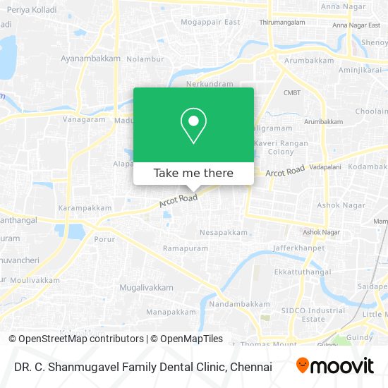 DR. C. Shanmugavel Family Dental Clinic map