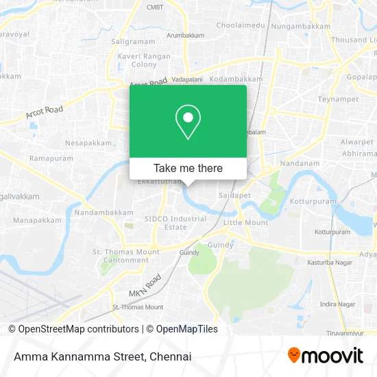 Amma Kannamma Street map