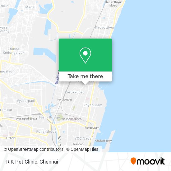 R K Pet Clinic map