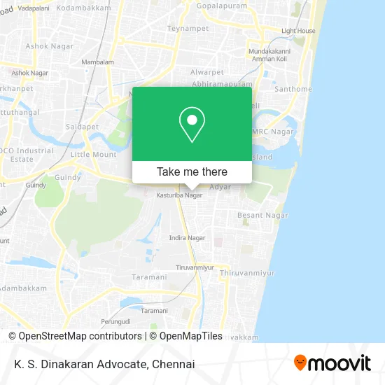 K. S. Dinakaran Advocate map