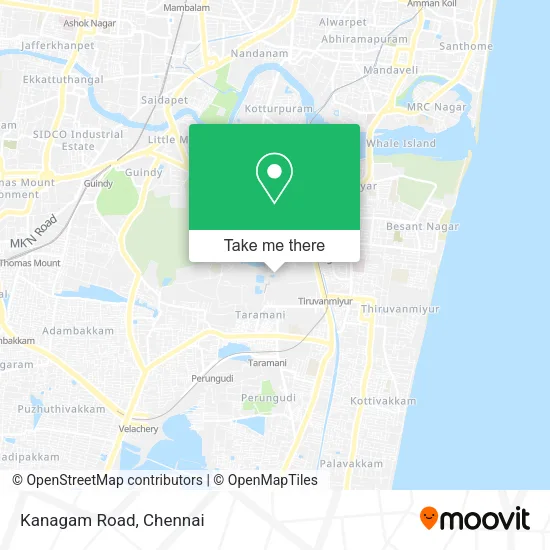 Kanagam Road map
