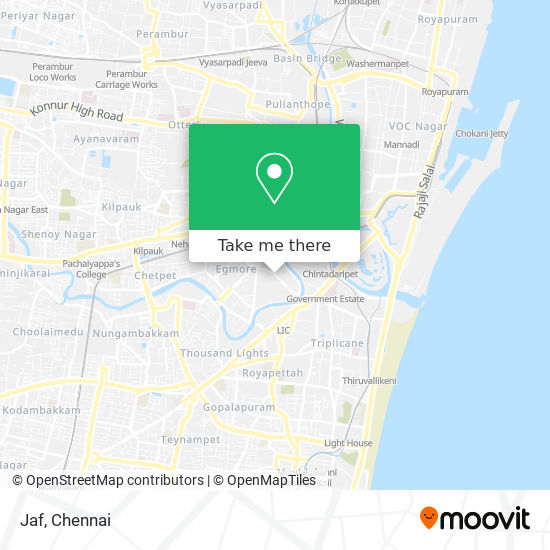How To Get To Jaf In Fort Tondiarpet By Bus Train Or Metro