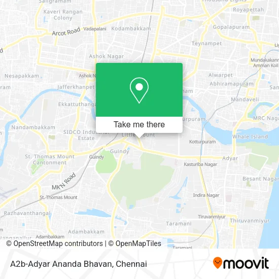 A2b-Adyar Ananda Bhavan map