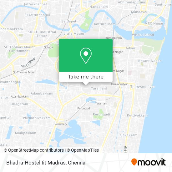 Bhadra-Hostel Iit Madras map
