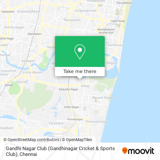 Gandhi Nagar Club (Gandhinagar Cricket & Sports Club) map