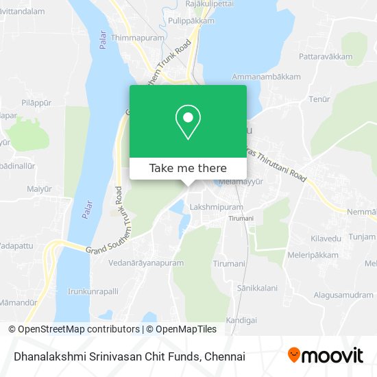 Dhanalakshmi Srinivasan Chit Funds map