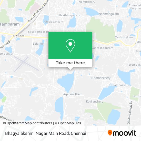 Bhagyalakshmi Nagar Main Road map