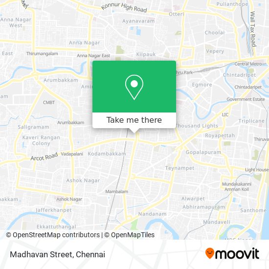 Madhavan Street map