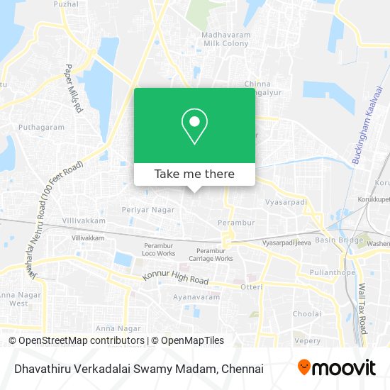 Dhavathiru Verkadalai Swamy Madam map