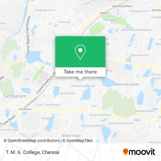 T. M. G. College map