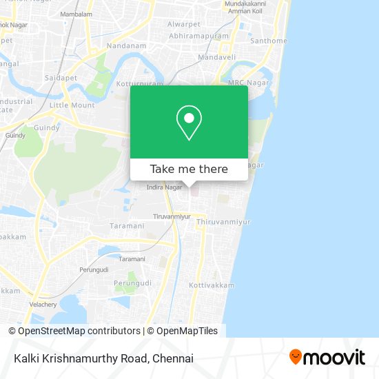 Kalki Krishnamurthy Road map