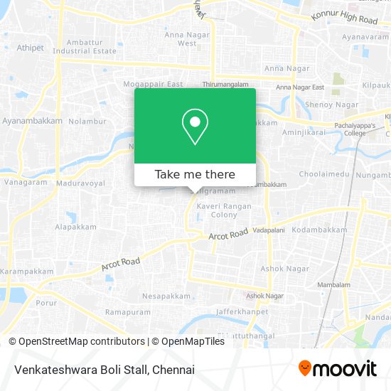 Venkateshwara Boli Stall map