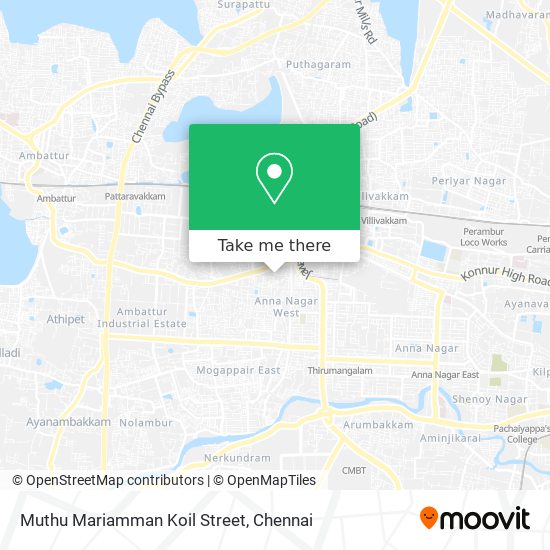 Muthu Mariamman Koil Street map