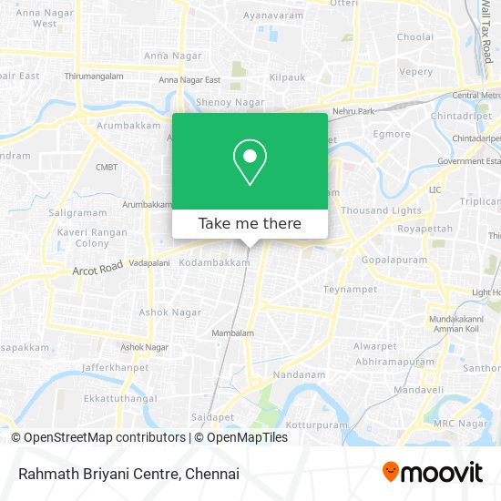 Rahmath Briyani Centre map
