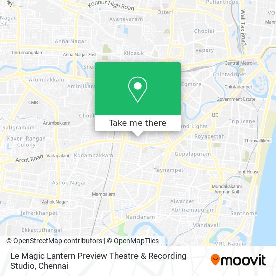 Le Magic Lantern Preview Theatre & Recording Studio map