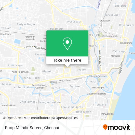 Roop Mandir Sarees map