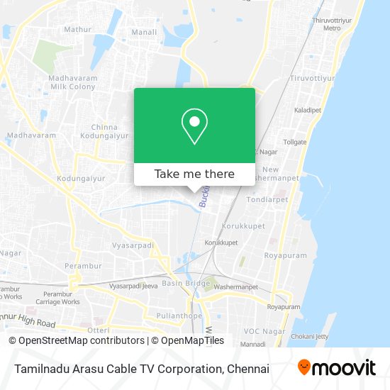 Tamilnadu Arasu Cable TV Corporation map