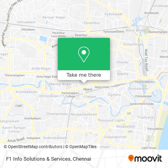 F1 Info Solutions & Services map