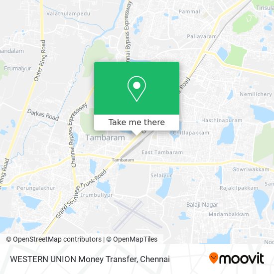 WESTERN UNION Money Transfer map