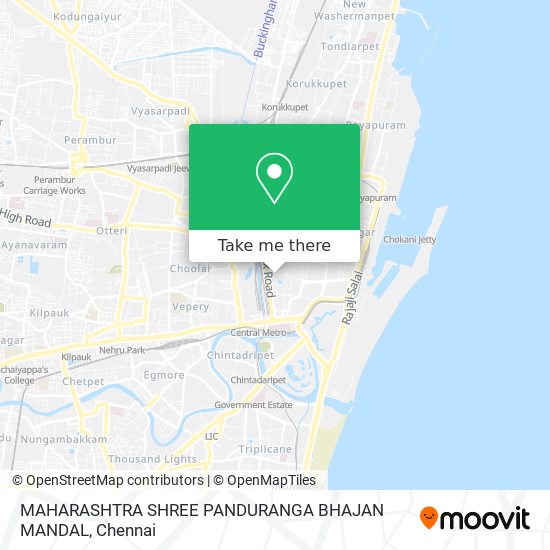 MAHARASHTRA SHREE PANDURANGA BHAJAN MANDAL map