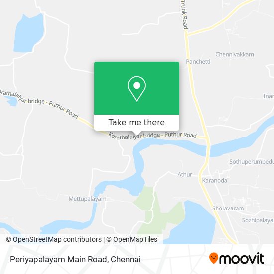 Periyapalayam Main Road map