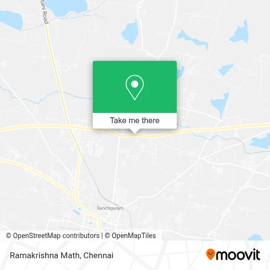Ramakrishna Math map