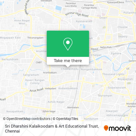 Sri Dharshini Kalaikoodam & Art Educational Trust map